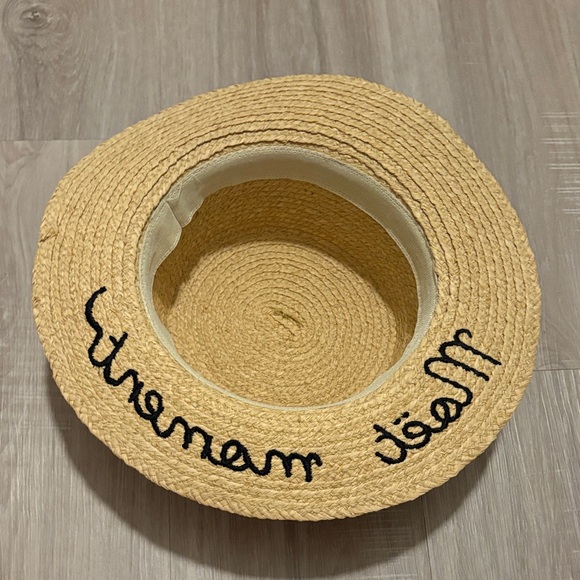 Moët & Chandon “Moët Moment” Raffia Hat with Black Band - Picture 2 of 8